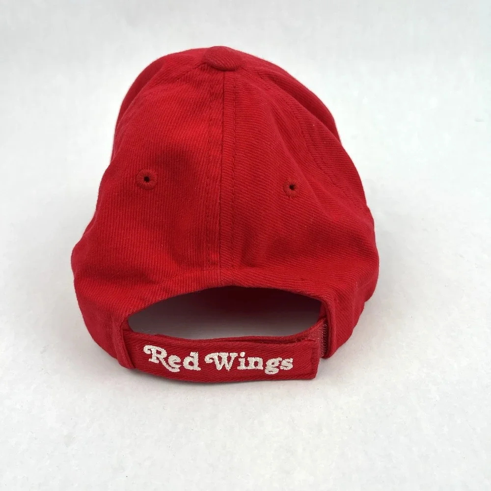 Detroit Red Wings Kids Hat Youth NHL‎ Adjustable Baseball Cap Red Team Logo